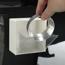 Coffee Filter Paper Holder Dustproof Moka Pot Filter Storage Box Self-Adhesive Coffee Dosing Ring Powder Bowl Wall Rack Accessor