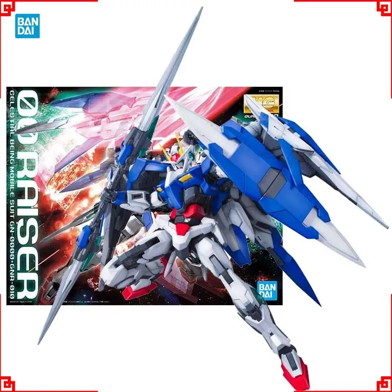 

Bandai Gundam Model Kit MG 00 Raiser Normal Action Figure Gunpla Building Kit Gundam Collectibles Anime Figures Toys Boys Gift