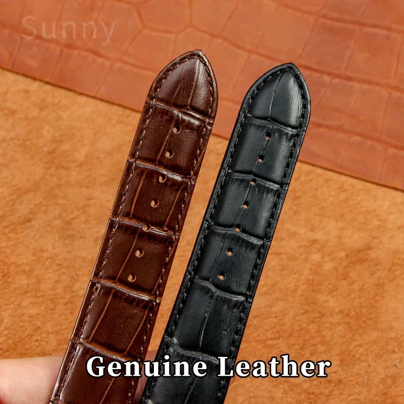 Genuine Leather Watch Strap for Tissot 1853 T035 Watch Band Kutu Men 22mm 23mm 24mm Cowhide Coolfigure T035410a Accessories