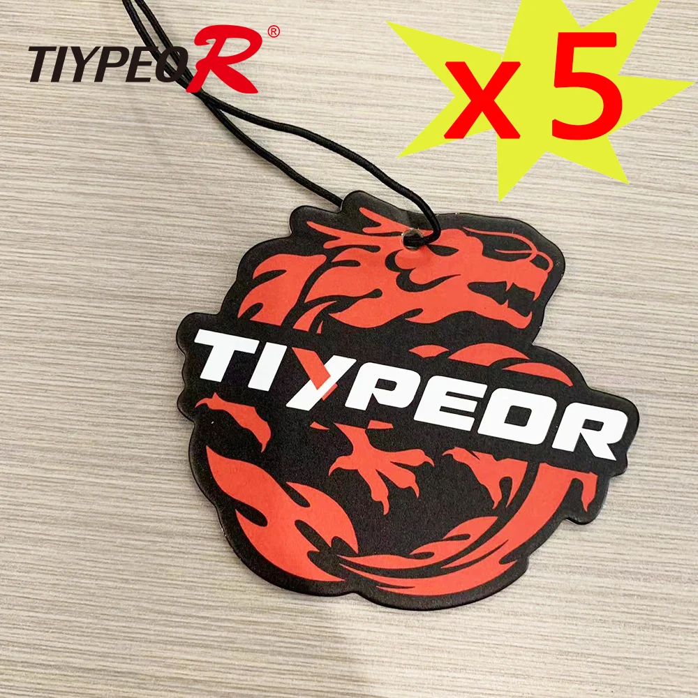 

Tiypeor Auto Air Freshener Car Aromatherapy Perfume Lasting Fragrance Pendant Rearview Mirror Fragrance Pendant 5pcs/bag