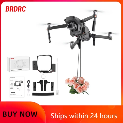 Sistema Airdrop para Dron DJI Mavic 2 Pro/Zoom, lanzador de liberación rápida, cebo de pesca, regalo, anillo de boda de rescate remoto