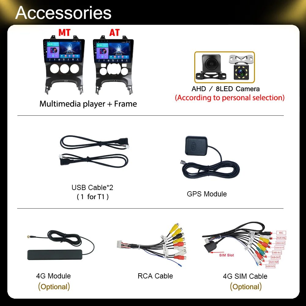 Car Radio for Peugeot 3008 2009-2015 Android 2 Din Stereo Receiver Auto Audio Multimedia Player WIFI 4G Carplay GPS Navigation