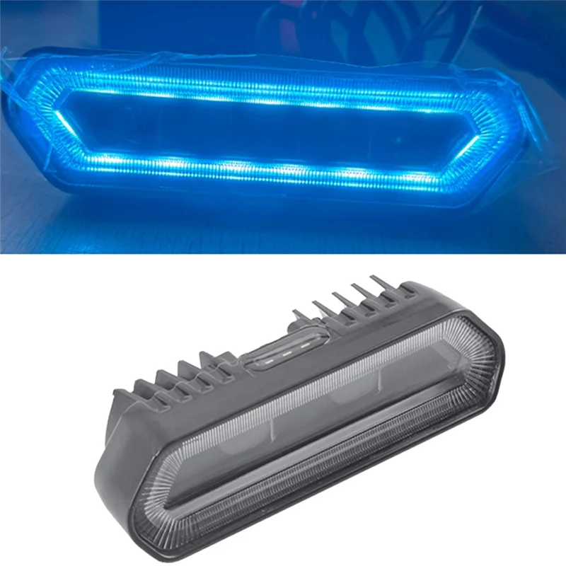 

For Jeep Wrangler 2016-2018 High Mounted Brake Light Blue Light ATV UTV Roll Bar LED