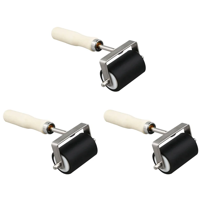 

YWDZ-3Pcs 5 см сверхмощные твердые резиновые валики для печати чернил Lino Brayer инструмент для рукоделия