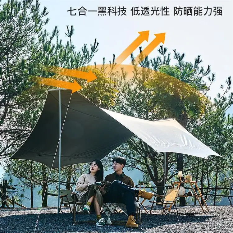 

Hexagonal Butterfly Sun Shelters Garden Sun Shelter A must-have Vinyl Canopy Outdoor Camping