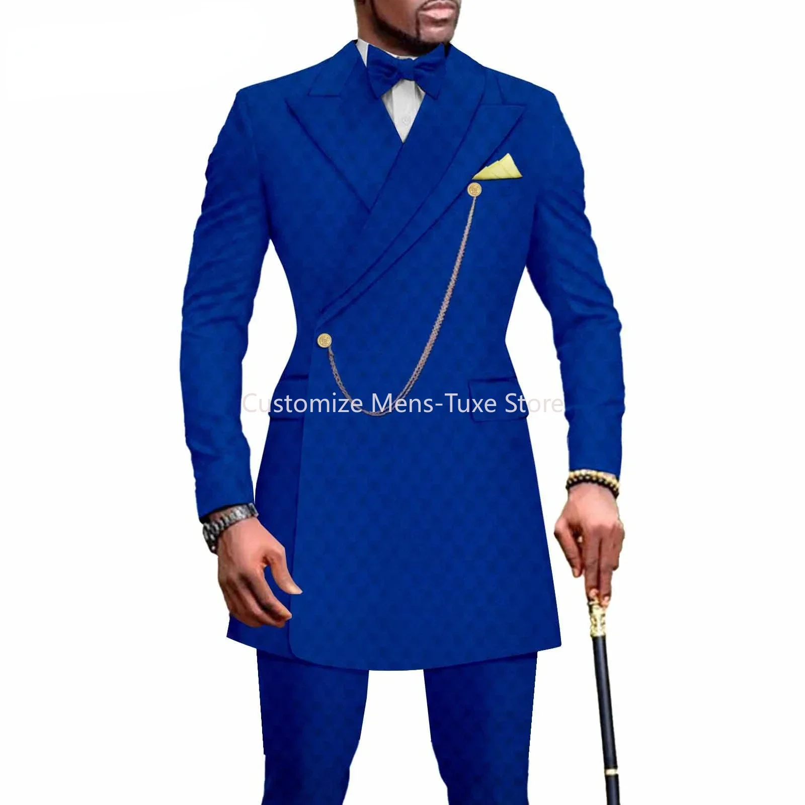 2024 New  African Men Slim Two-piece Set  Men Clothing  Conjunto De Moletom Masculino Terno  Men Clothing