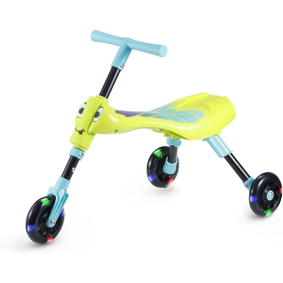 دراجة توازن ثلاثية العجلات قابلة للطي مع أرجل قابلة للتعديل لتطوير توازن وتنسيق الأطفال الصغار للأولاد والبنات وG #1