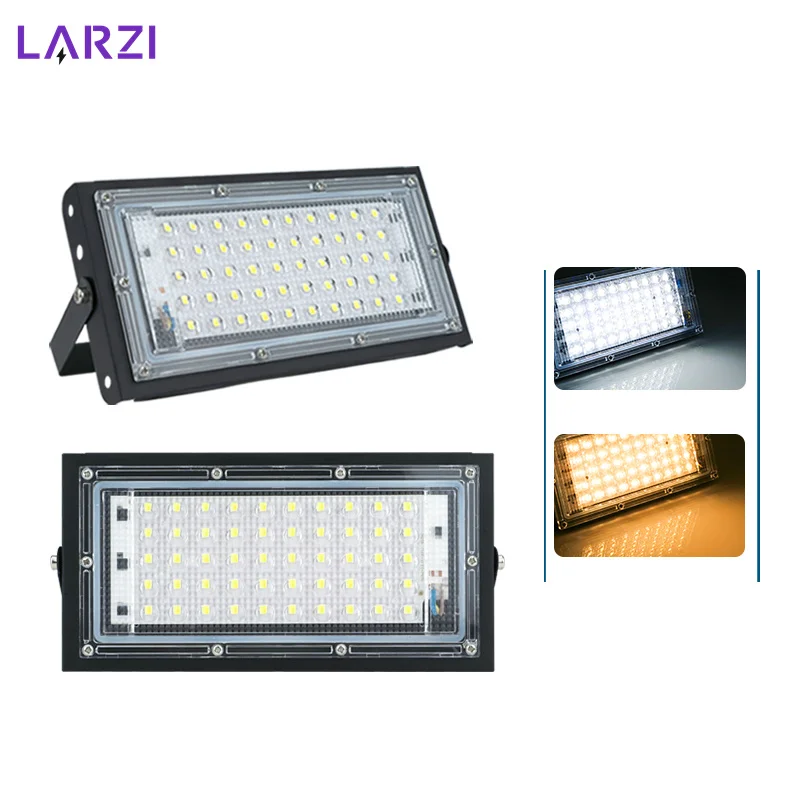 Led Flood Light 50W FloodLight  AC 110V LED Street Lamp IP65 Waterproof Landscape Lighting 220V Led Spotlight Outdoor Lighting