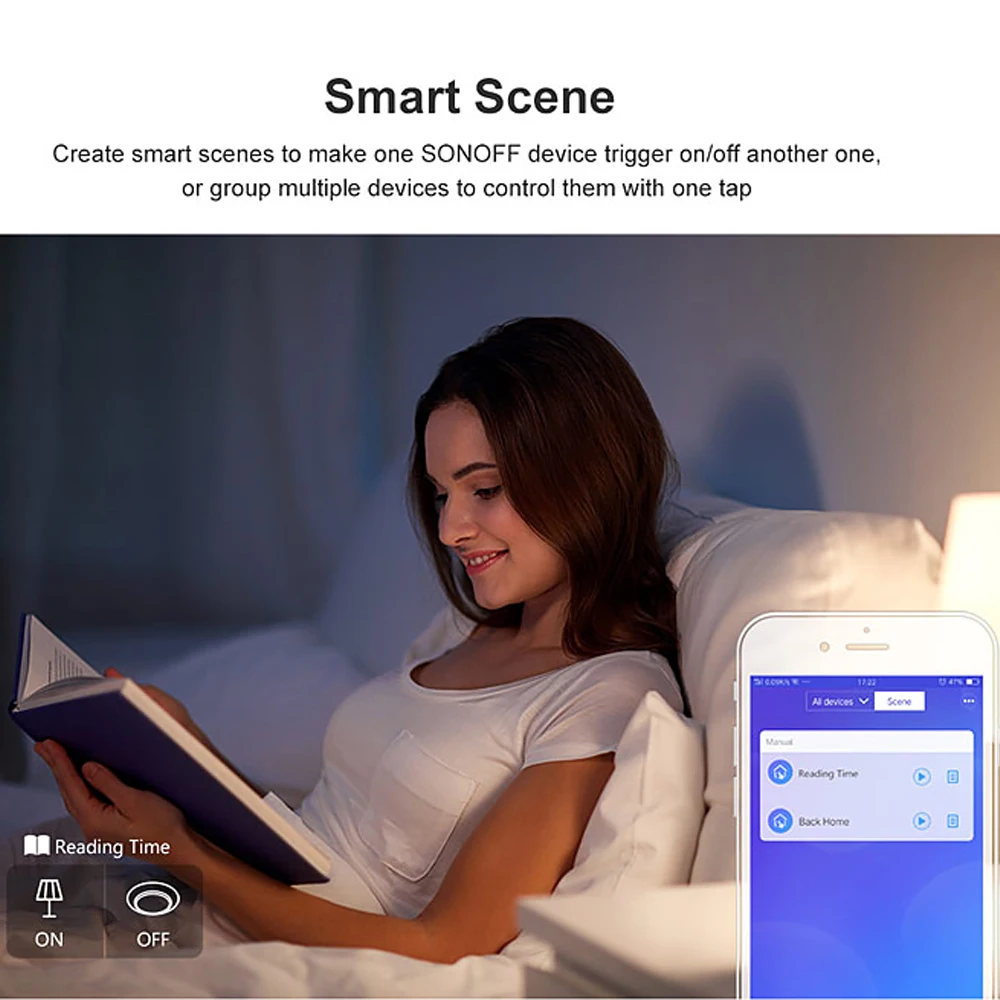 SONOFF TX T1 EU UK US 1/2/3Gang WiFi Smart Wall Touch Switch Smart home Smart Home Control Via Ewelink APP/RF433/Voice/Touch