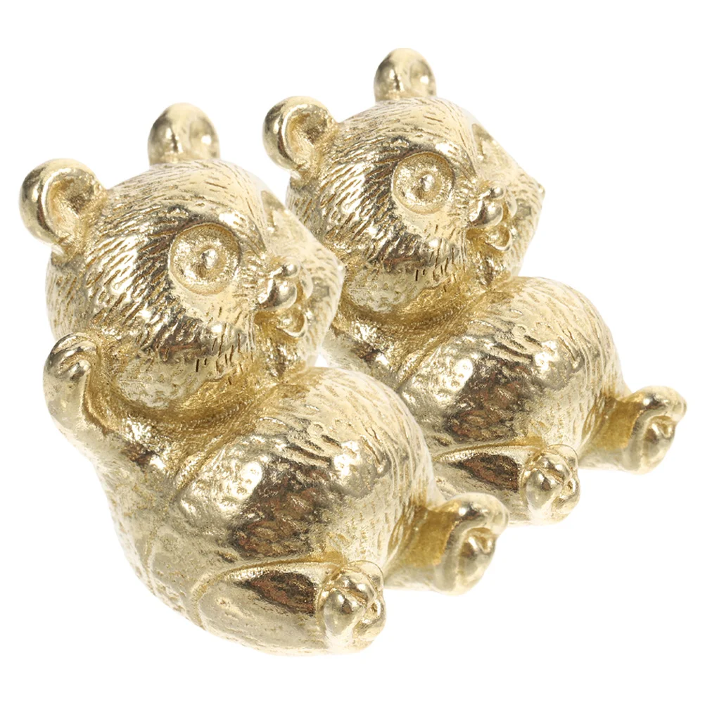 

2 PCS Dressing Table Door Handle Decorations Drawer Brass Bathroom Cabinet Knobs