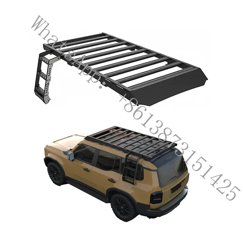 

Suitable New Designed 4x4 Off-road Vehicle Factory Iron Aluminum Alloy Roof Mount Low Roof Rack
