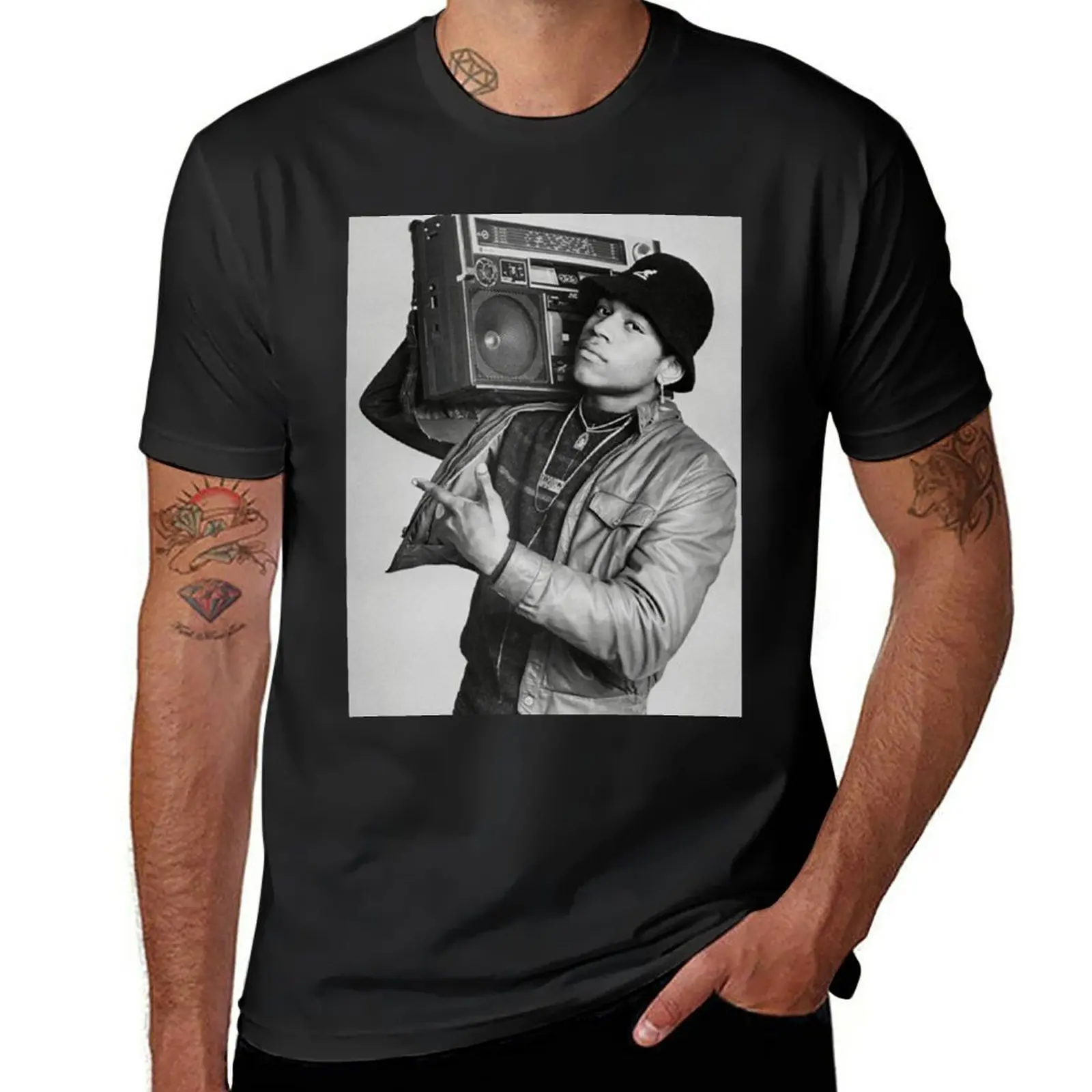 New Vintage LL Cool G T-Shirt new edition t shirt quick drying t-shirt korean fashion workout shirts for men