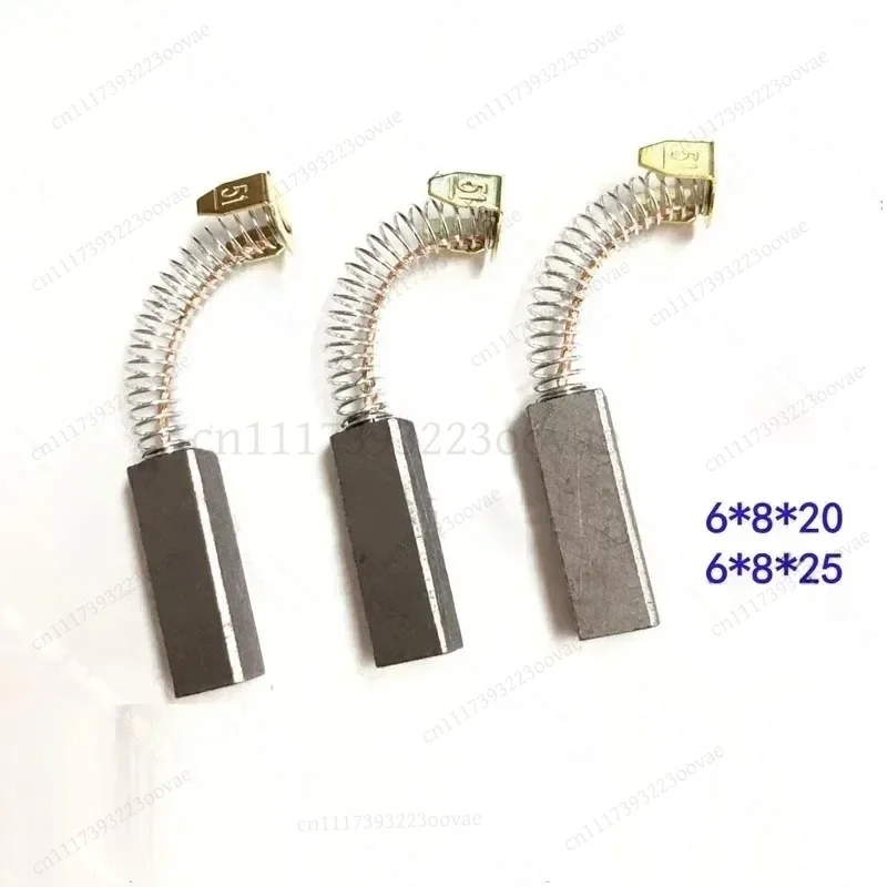 Df 50pcs Carbon Brush Spring Assorted Sizes 3x4x20 5x6x17 6x6x15 6x8x25 8x8x18 10x14x18mm Electric Motor Parts