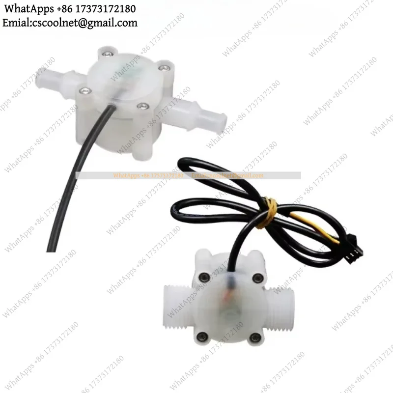 k3  Series PVDF Hall Flow Meter 0.1-1.5L/min Corrosive Liquid Sensor Industrial Chemical Fluid Monitoring Replacement Part