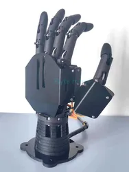 6 Dof Robot Hand with Five Fingers Servo Control Left Right Bionic Palm Assembled Gripper Claw for Programmable Robot Hand Kit