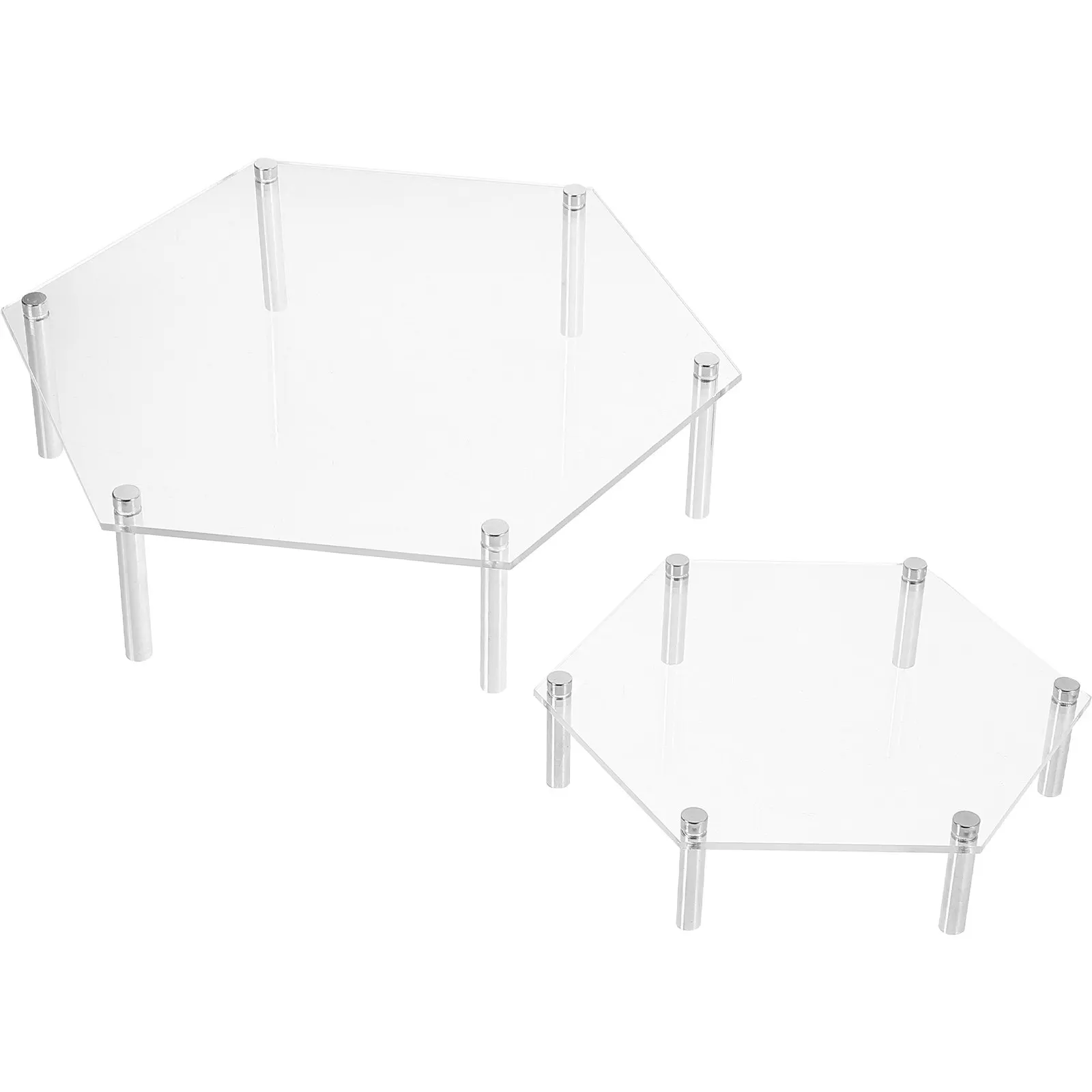 

1Set Clear Acrylic Display Stand Cake Tier Stand for Desserts Buffet Food Presentation Party Decoration Crafts Storage Shelf