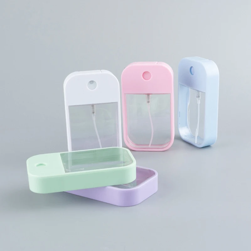 Apple Spray Card Bottle 45ML Portable Color Card Plastic Perfume Bottle Mobile Phone Shape Alcohol Spray Travel Size