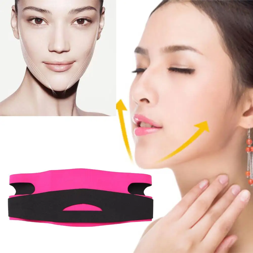 Women Reduce Double Chin Thin Face Beauty Tools Face Slimming Bandage Face-lift Belt Facial Massager