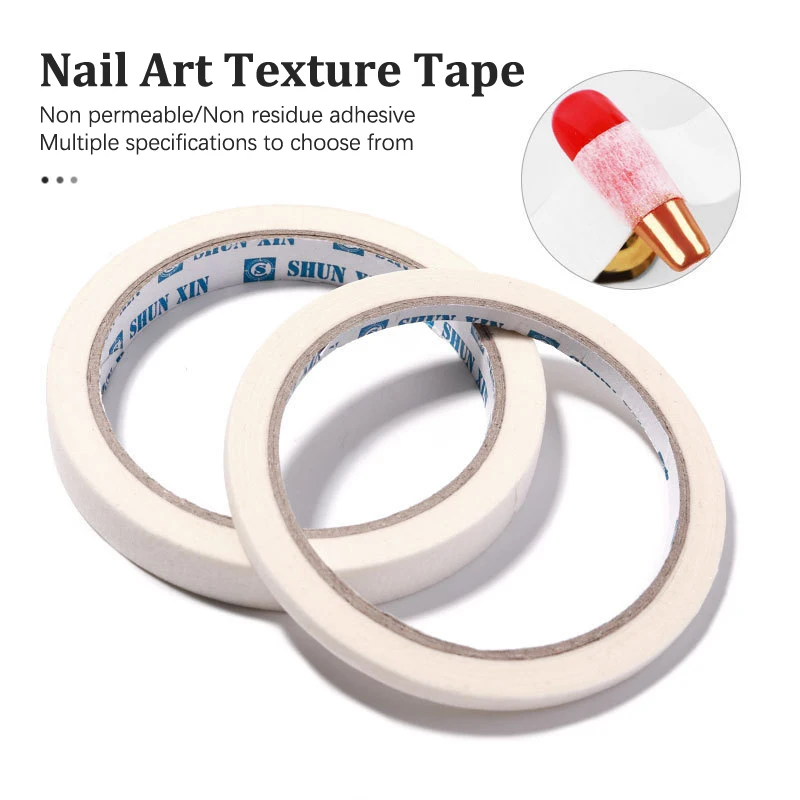 1 Rolle Nagelkunst-Klebebänder, französische Maniküre-Spitzen, Abdeckband, Muster, Nageldesigns, Aufkleber, Klebeband für Nägel, Kunstdekorationen