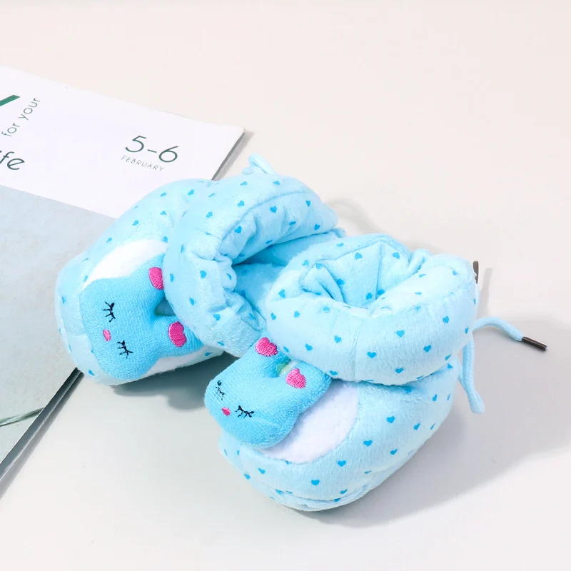 

2025 Hot Selling Winter Baby Unisex First Walking Toddler Shoes With Cartoon-inspired Design Cozy Warm Soft and Comfortable