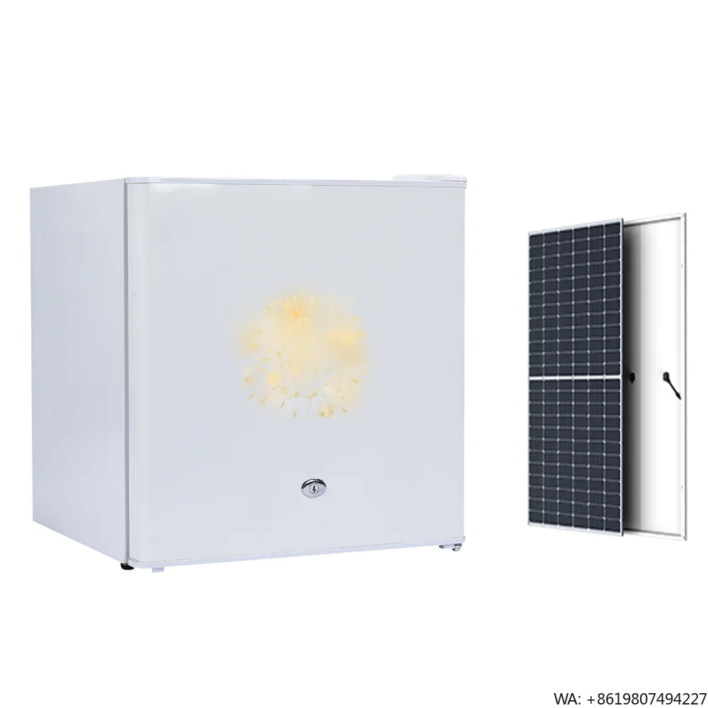 Elegant Portable Outdoor Refrigerator Small Single Door Fridge 50 Litres Run on Solar Energy Dc 12 Refrigerator off Grid Use