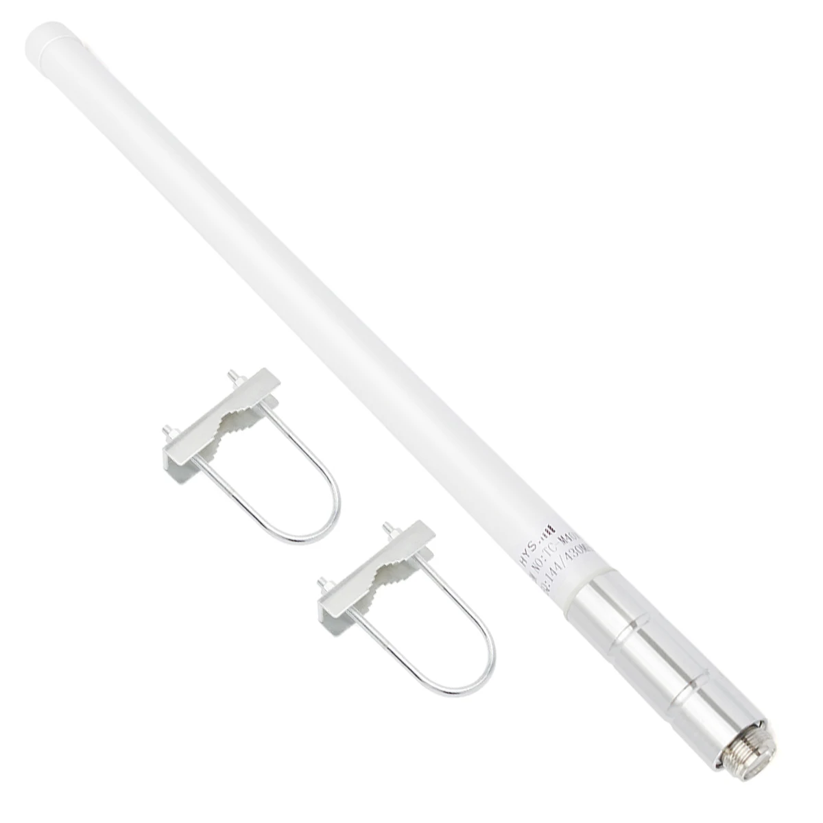 UHF-Glasfaser-Mobilfunkantenne, 400-470 MHz Antenne, 17 Zoll SO239-Anschluss für Amateurfunkgeräte, Repeater und mobile Transceiver
