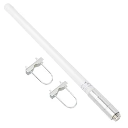 UHF Fiberglass Mobile Radio Antenna,400-470mhz Antenna,17inches SO239 Connector for Ham Radio Device Repeater Mobile Transceiver