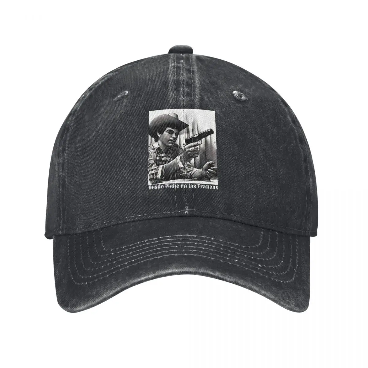 

Chalino Sanchez, мексиканская музыкальная икона, джинсовая шляпа, дышащая дизайнерская кепка, женская и мужская бейсболка