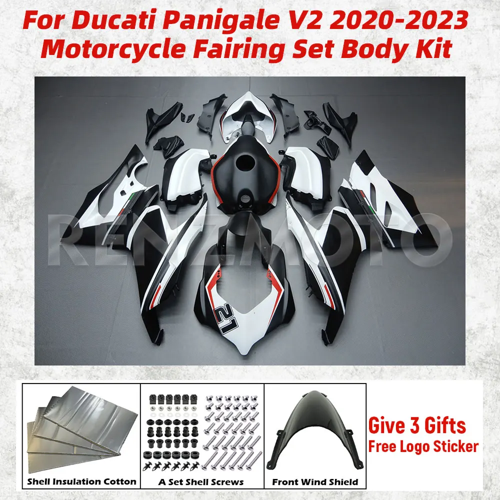 

Для Ducati Panigale V2 2020-2023 новые комплекты обтекателей для мотоциклов из АБС-пластика, комплект кузова, аксессуары для инъекций корпуса D1020-2001c