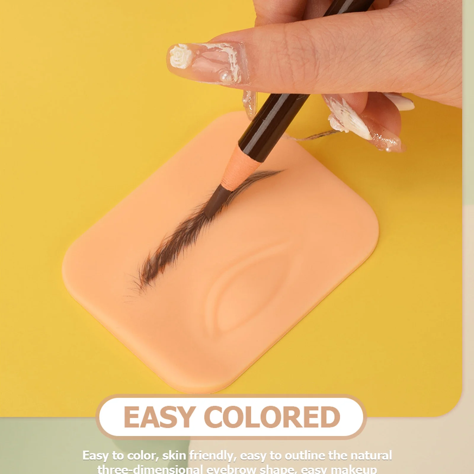 Lápis de sobrancelha à prova d'água feminino marrom portátil suprimentos de beleza ferramentas de maquiagem de longa duração delineador de sobrancelha resistente ao suor
