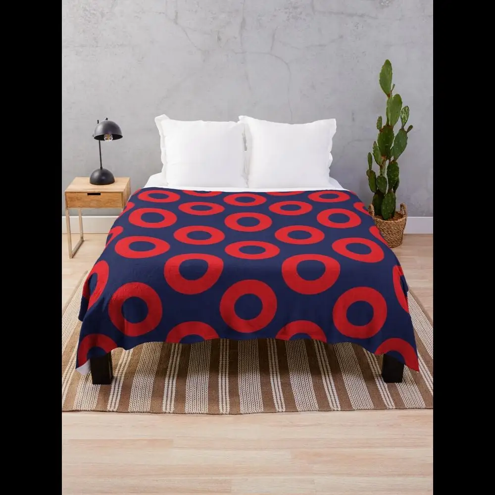 

Одеяло Fishman Donut Phish от Custeez, мягкий плюшевый флис для уютного отдыха вдома или на открытом воздухе