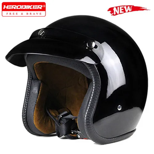 Motorradhelm Four Seasons Casco Moto Helm Roller Jethelm DOT-Zertifizierung Motorradausrüstung