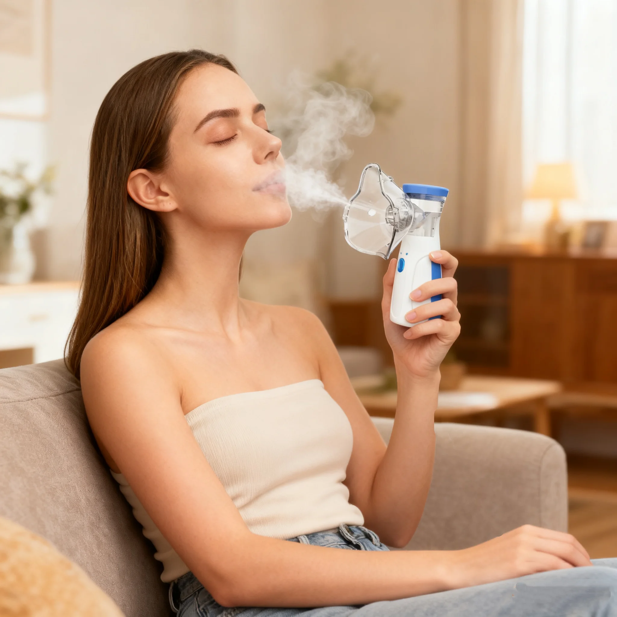 Mini Gesichts Dampfer Nano Mister Gesichts Sprayer Vernebler Luftbefeuchter Feuchtigkeitsspendende Feuchtigkeitsspendende Frauen Schönheit Hautpflege Werkzeug