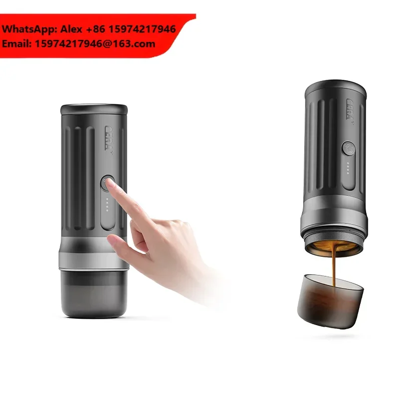 PCM03S-Max Version Portable Espresso Coffee Maker 13500mAh Battery 58mm Basket Self Heating