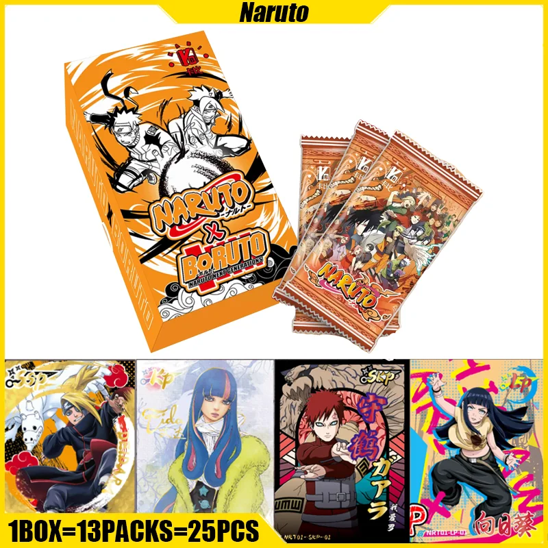 

KABI 1-10 Naruto Cards Boruto Anime Collection Cards Mistery Box Board Games Toys Birthday Gifts for Boys and Girls