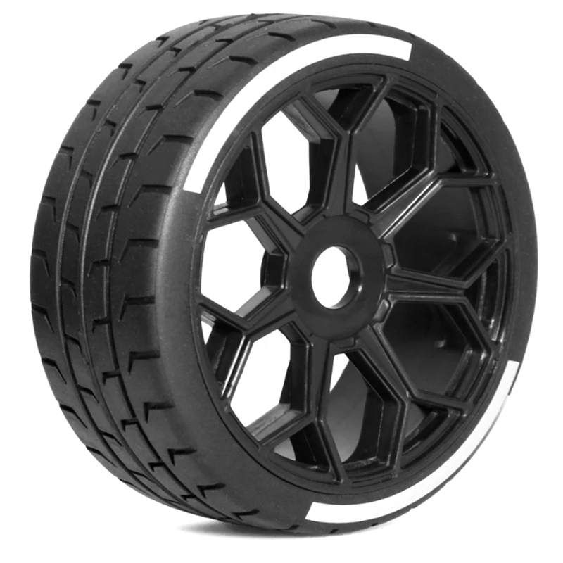 4ชิ้นยาง42/102ล้อหกเหลี่ยม17มม. สำหรับ1/7arrma infraction F1 1/8 X3 GT อุปกรณ์อัพเกรด mobil RC