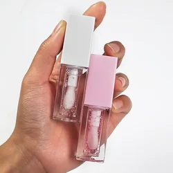 Private Label Lip Oil Relieves Dry Moisturizing Light Lips Cosmetics Makeup Custom Bulk Lip Gloss Plumper