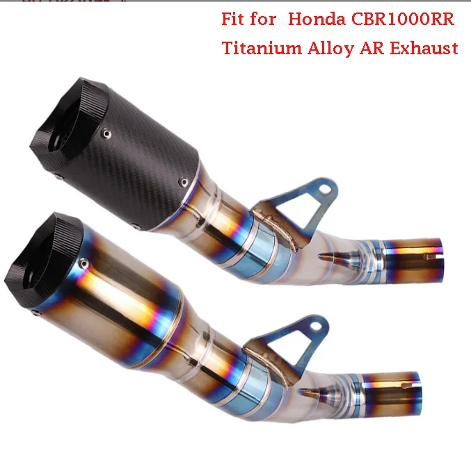 alone High Performance Motorcycle Accessories Exhaust Muffler Tube Mid Pipe Slip Fits for Honda CBR1000RR CBR1000 08-16 2012