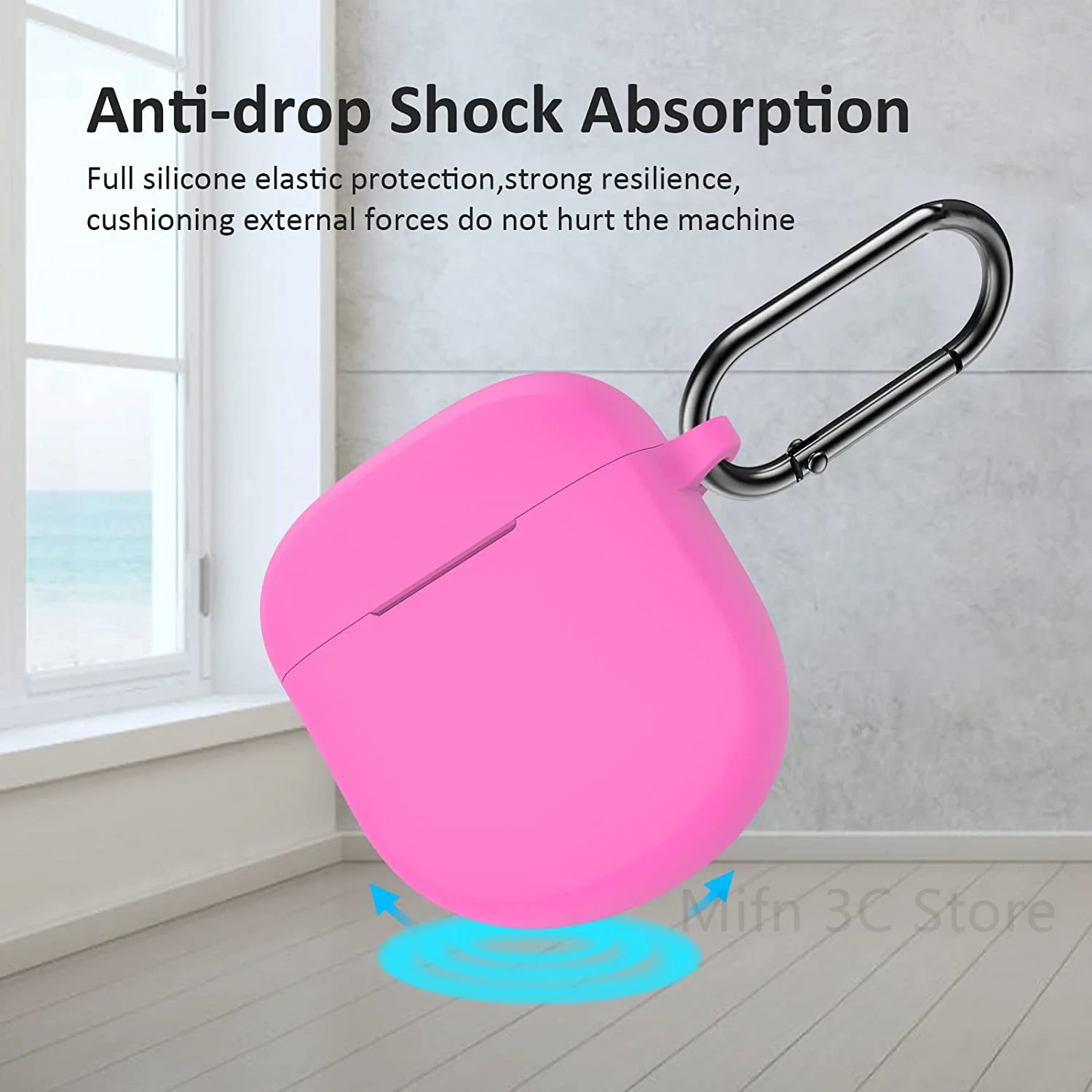 Bose QuietComfort 이어버드 II 2022 실리콘 보호 케이스, 남녀공용 케이스 커버, Bose QuietComfort 이어버드 II 케이스