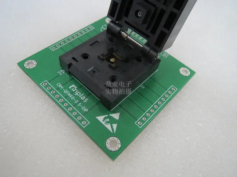 

QFN-40BT-0.5-01 QFN40-DIP40 Burn-in Socket gold plating IC testing seat Test Socket test bench