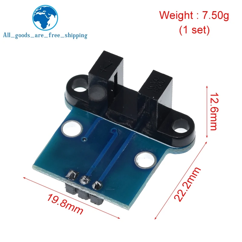 TZT 1Set HC-020K Double Speed Measuring Sensor Module with Photoelectric Encoders Kit top For arduino