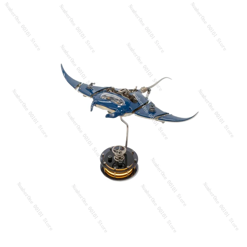 

Металлическая сборная модель Mecha Manta Rays Devil Fish 3D-головоломка, имитация подвижных игрушек.