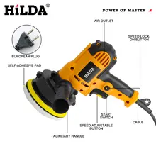 220V Electric Car Polisher Adjustable Speed #5