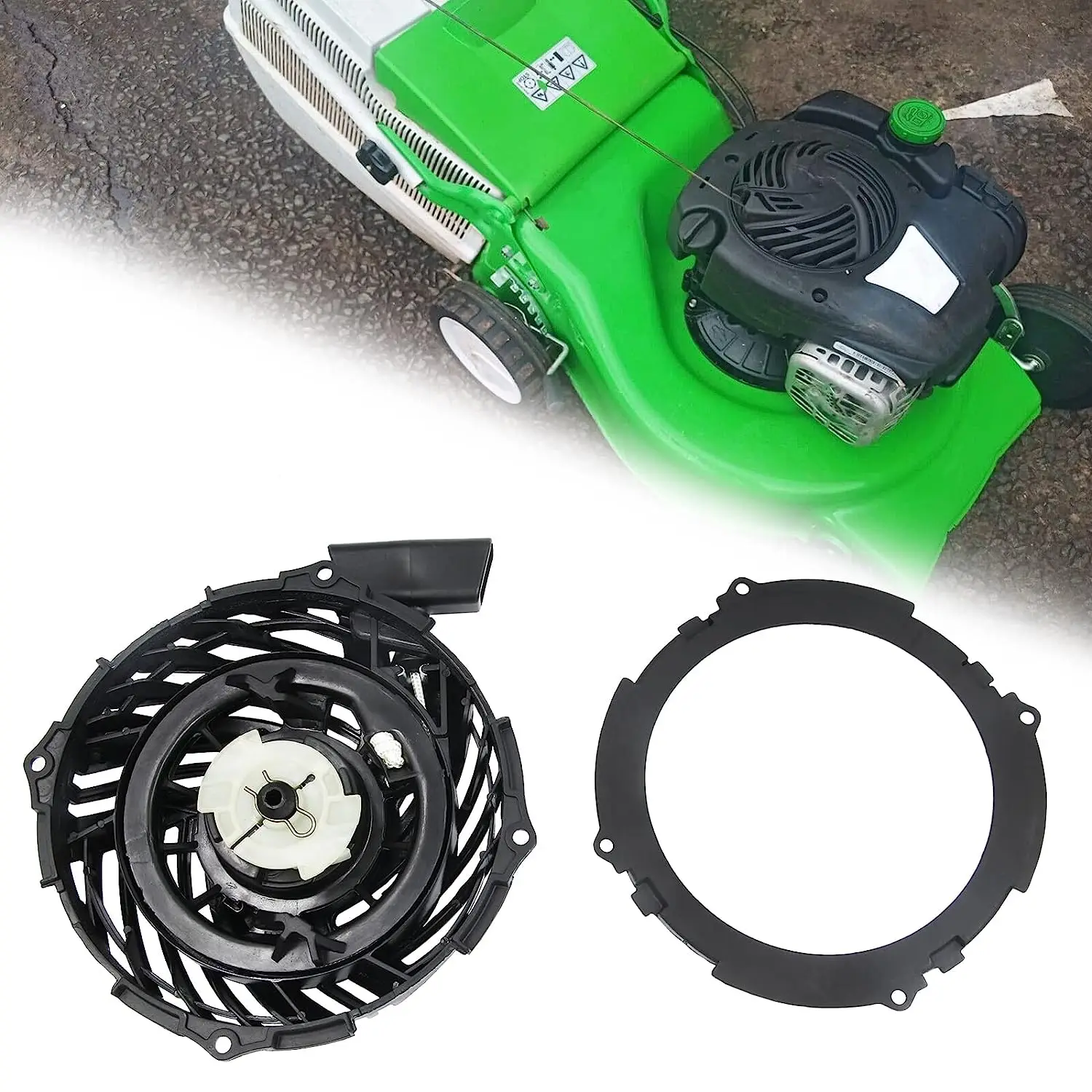 Recoil Starter Assembly Replaces Briggs & Stratton 595355 593961 Pull Start Assembly for 08P502 550E 550EX 125cc 140cc Engines