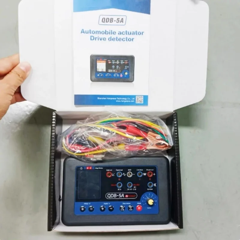 QDB-5A Automotive Actuator Drive Detector Auto Sensor Oscilloscoop PWM Signaalgenerator Stappenmotor Tester Bobine Tester