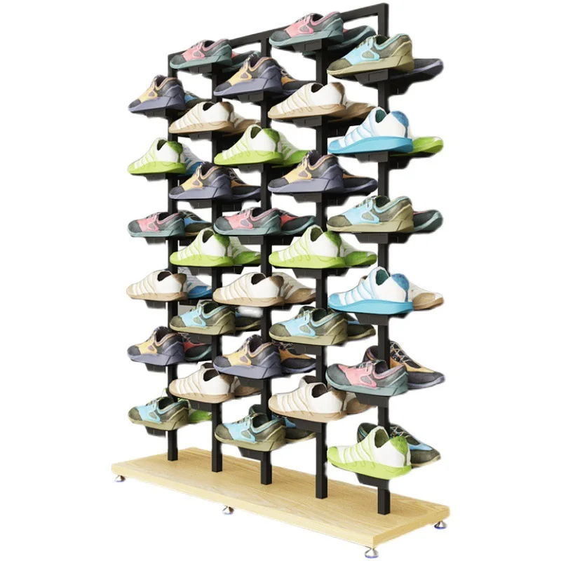 

Five-pole medium size rack, shoe rack, clothing store display rack.