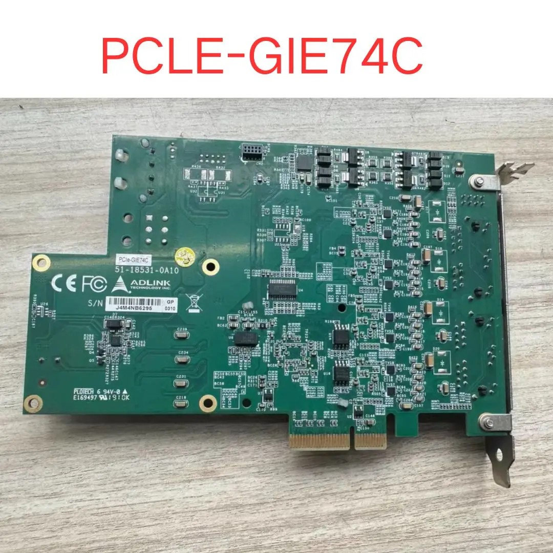 used PCLE-GIE74C Image Acquisition Card POE4 Port Network Card test OK Fast shipping