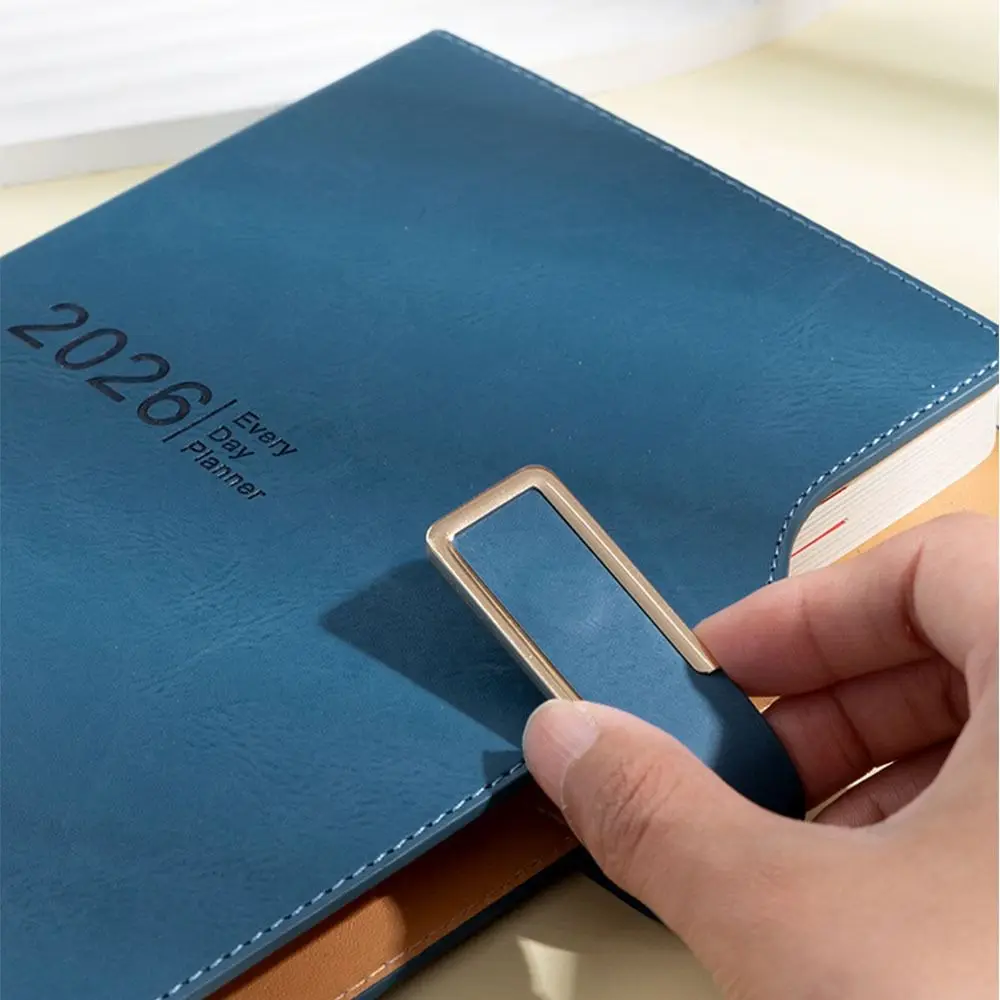 180 Pages 2026 Schedule Planner Notepad 12 Months English A5 Agenda Planning Notebook Thick Paper