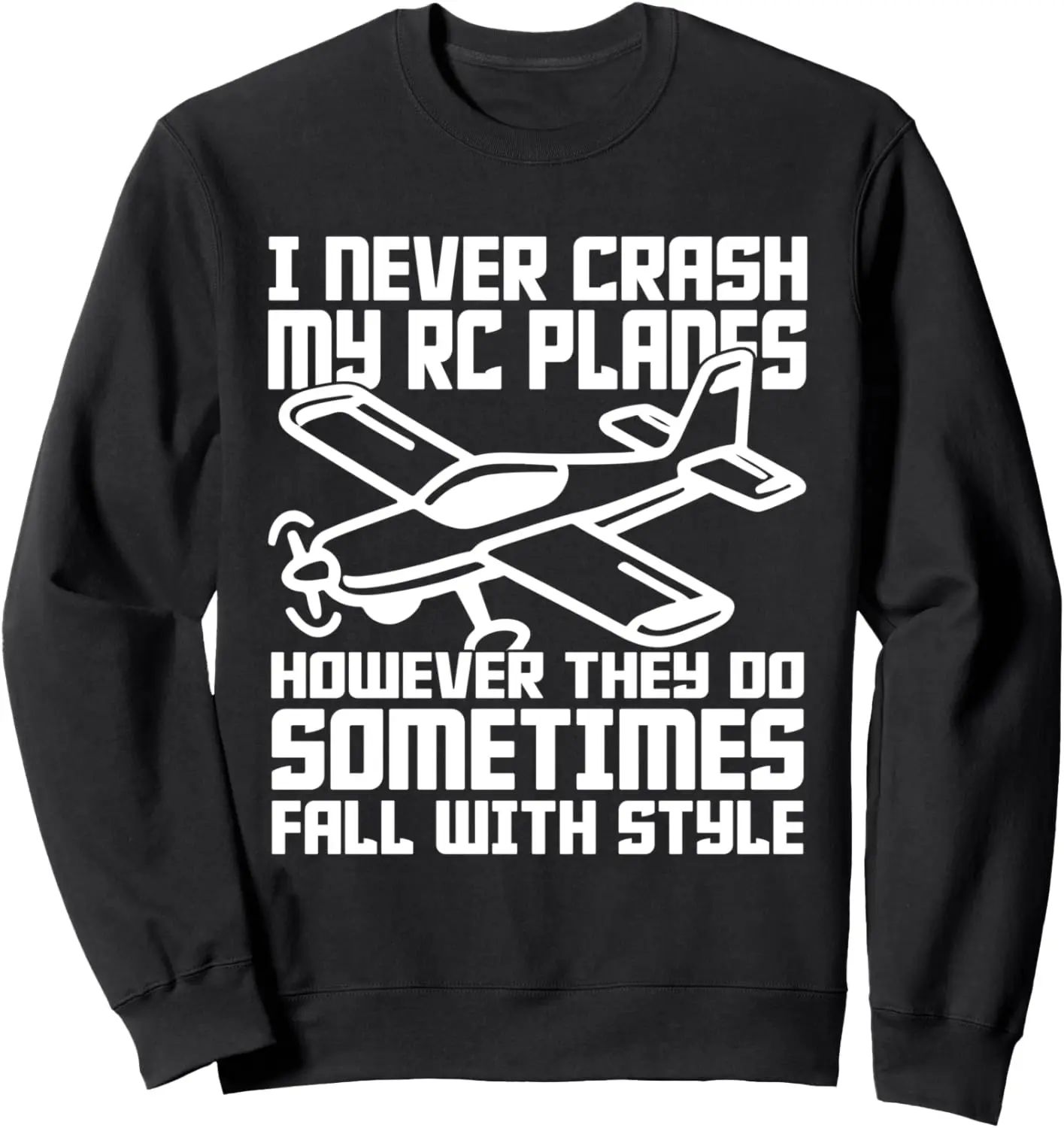 RC Plane Pilot Aviation Remote Control Model Airplane Sweatshirt