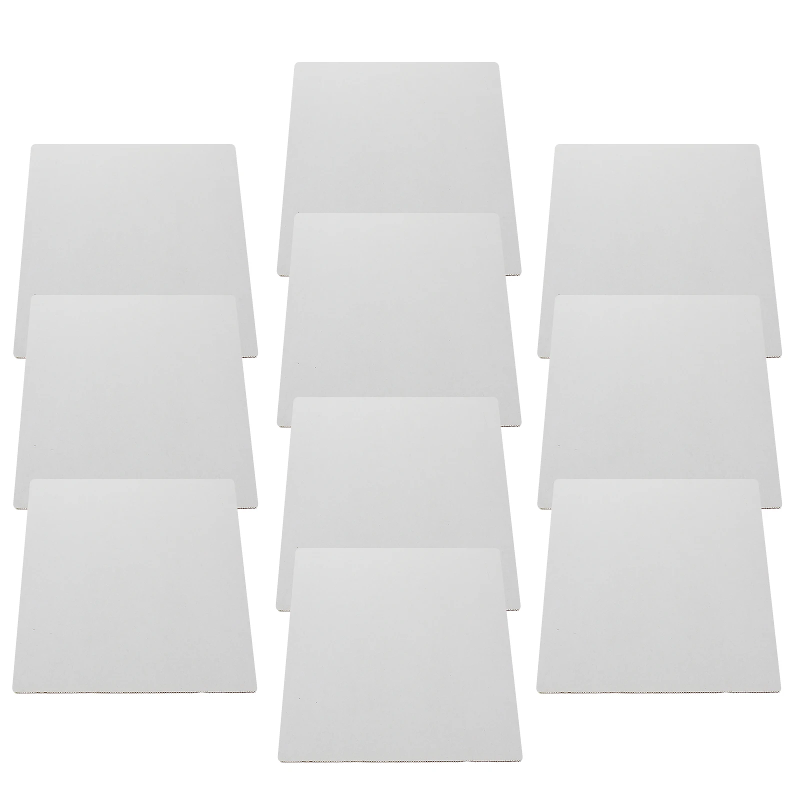 

10 Sheets White Corrugated Cardboard 3mm Thick 30x30cm Inserts for Crafts DIY Projects Mailing Boxes Packaging Gifts